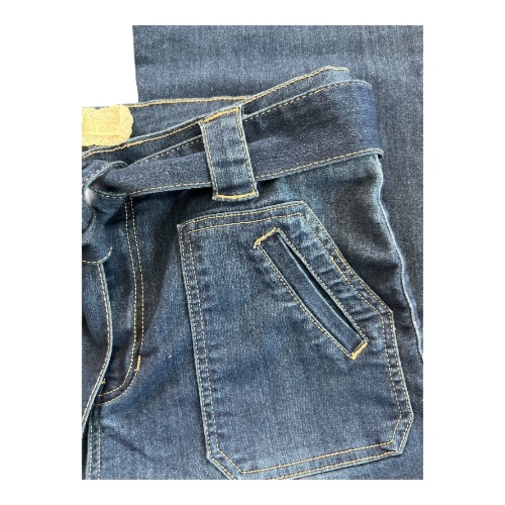EUC Altar’d State Elise wash trouser bootcut jeans + belt | size 31 - Picture 3 of 8